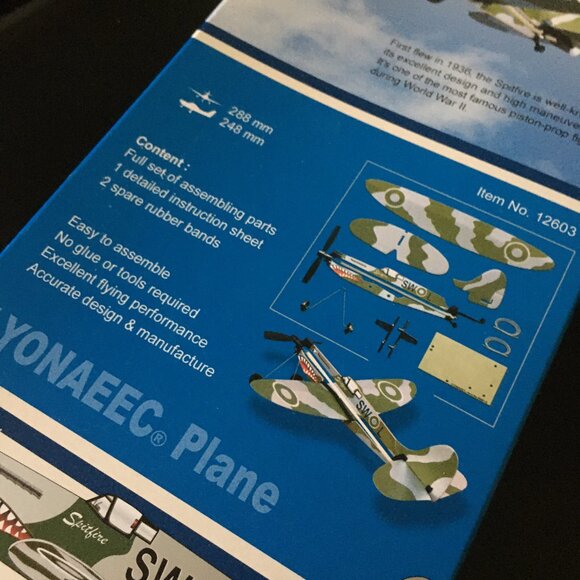 NWT Spitfire Paper Model Kit - Picture 5 of 7